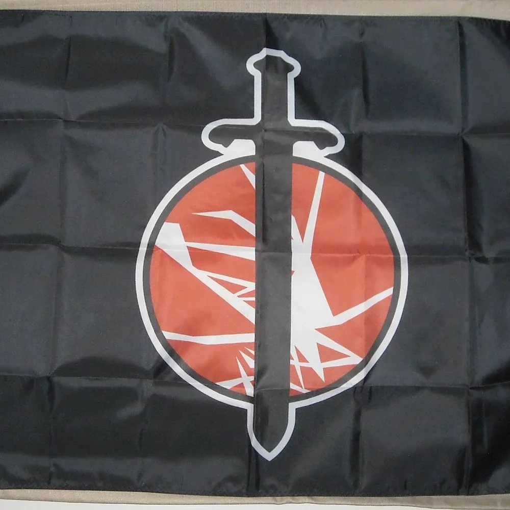 M.A.R.S. Mars G.I. Joe Adventure Team 3'x5' black horizontal Flag Banner Destro